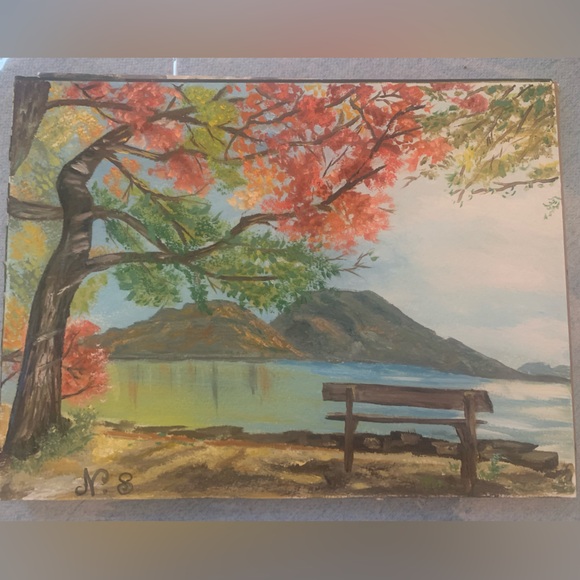 12”* 9” oil painting - Picture 2 of 3